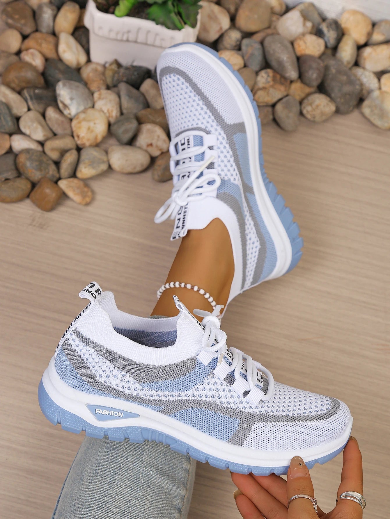 Baskets Bicolores Décontractées Femme Été | MDN Store 25