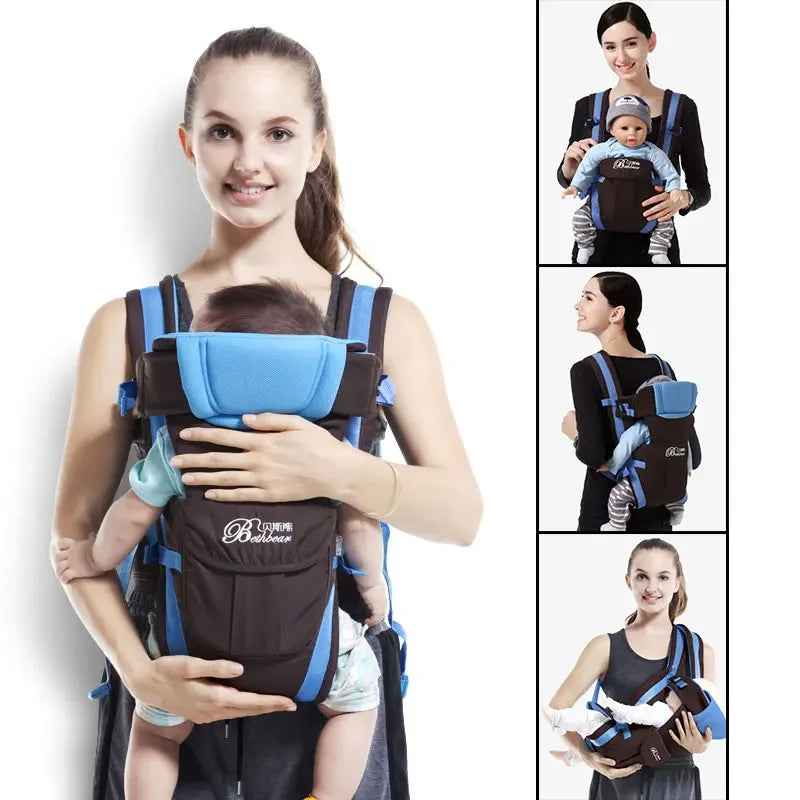 Porte-Bébé Ergonomique 4-en-1 Ajustable Nouveau-né Bambin | MDN Store