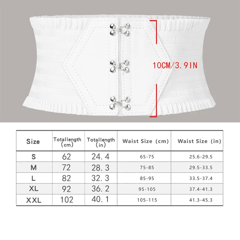Ceinture Large Triple Boucle Volants | MDN Store
