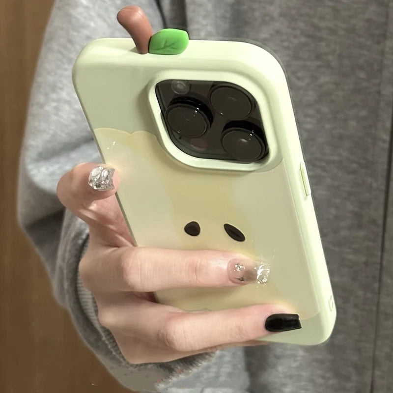 Coque iPhone Pomme 3D - Protection Anti-Choc Style Coréen | MDN Store