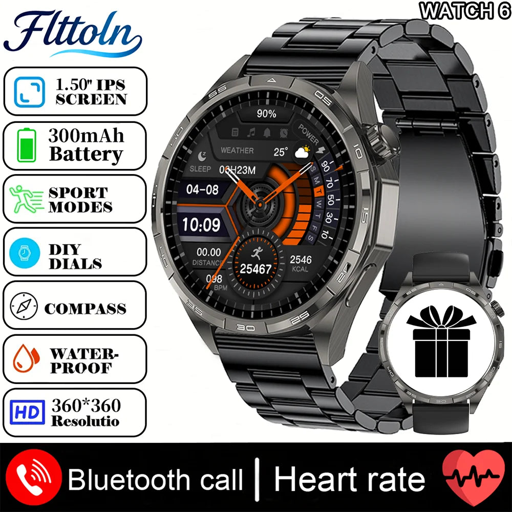 Montre Connectée GPS 1.5" NFC Boussole IP68 | MDN