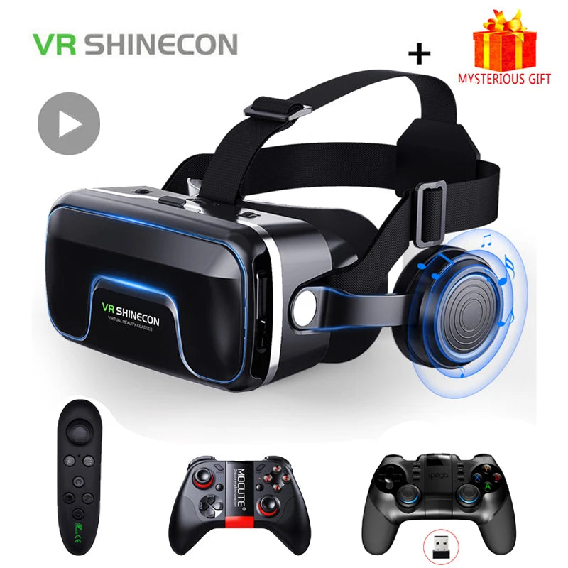 Casque VR Shinecon 10.0 Lunettes 3D Réalité Virtuelle Smartphone | MDN Store
