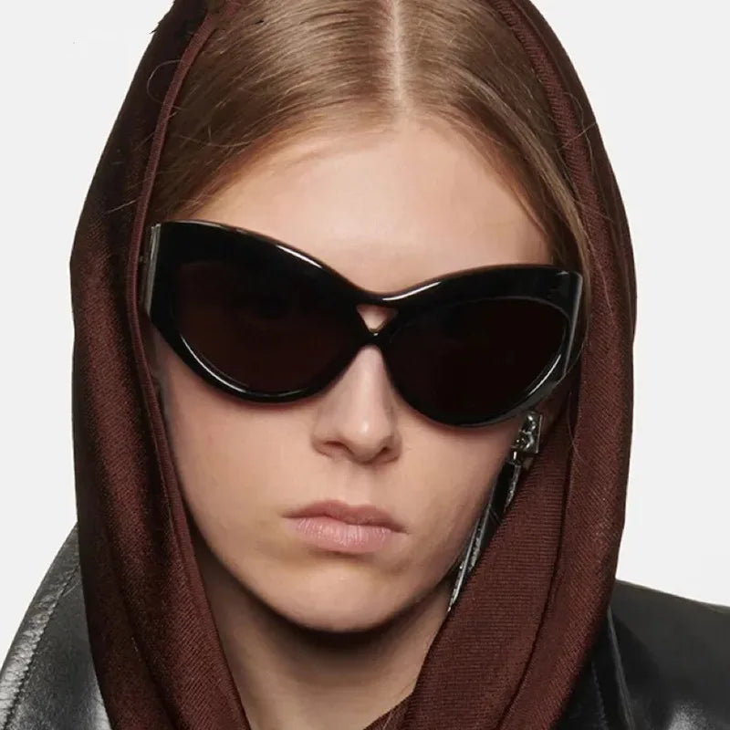 Lunettes de Soleil Cat Eye Papillon Y2K UV400 - Femme | MDN