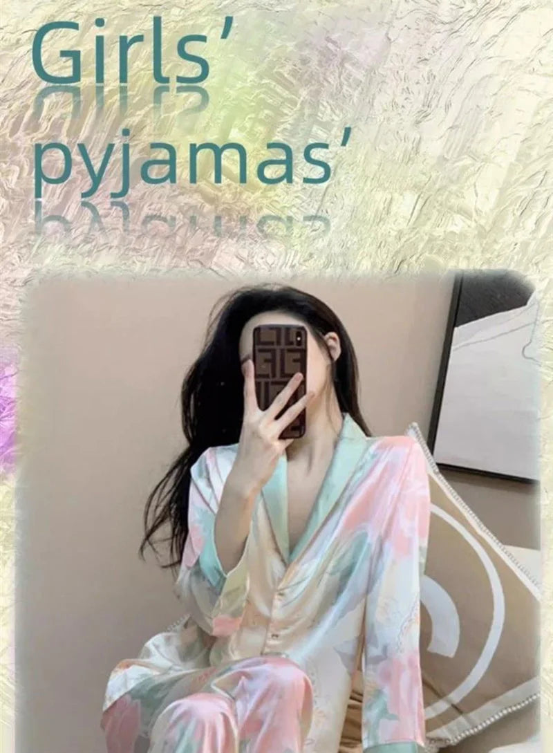 Pyjama Satin Soie 2 Pièces | MDN Store