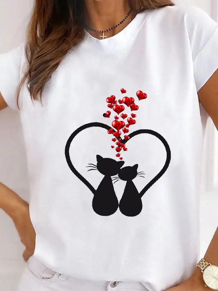 T-Chemise Patte Léopard Chat Chien Femme | MDN Store