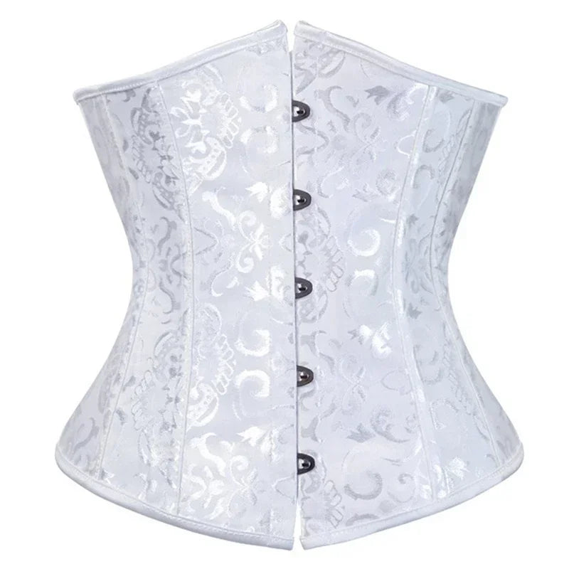 Corset Sous-Poitrine Jacquard Floral | MDN Store