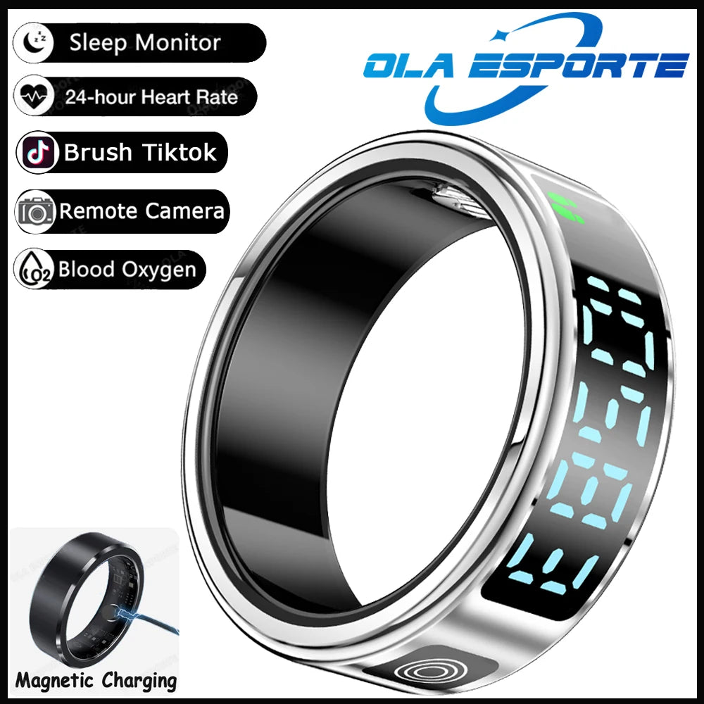 Bague Connectée Écran Tactile Charge Sans Fil Étanche 5ATM | MDN Store