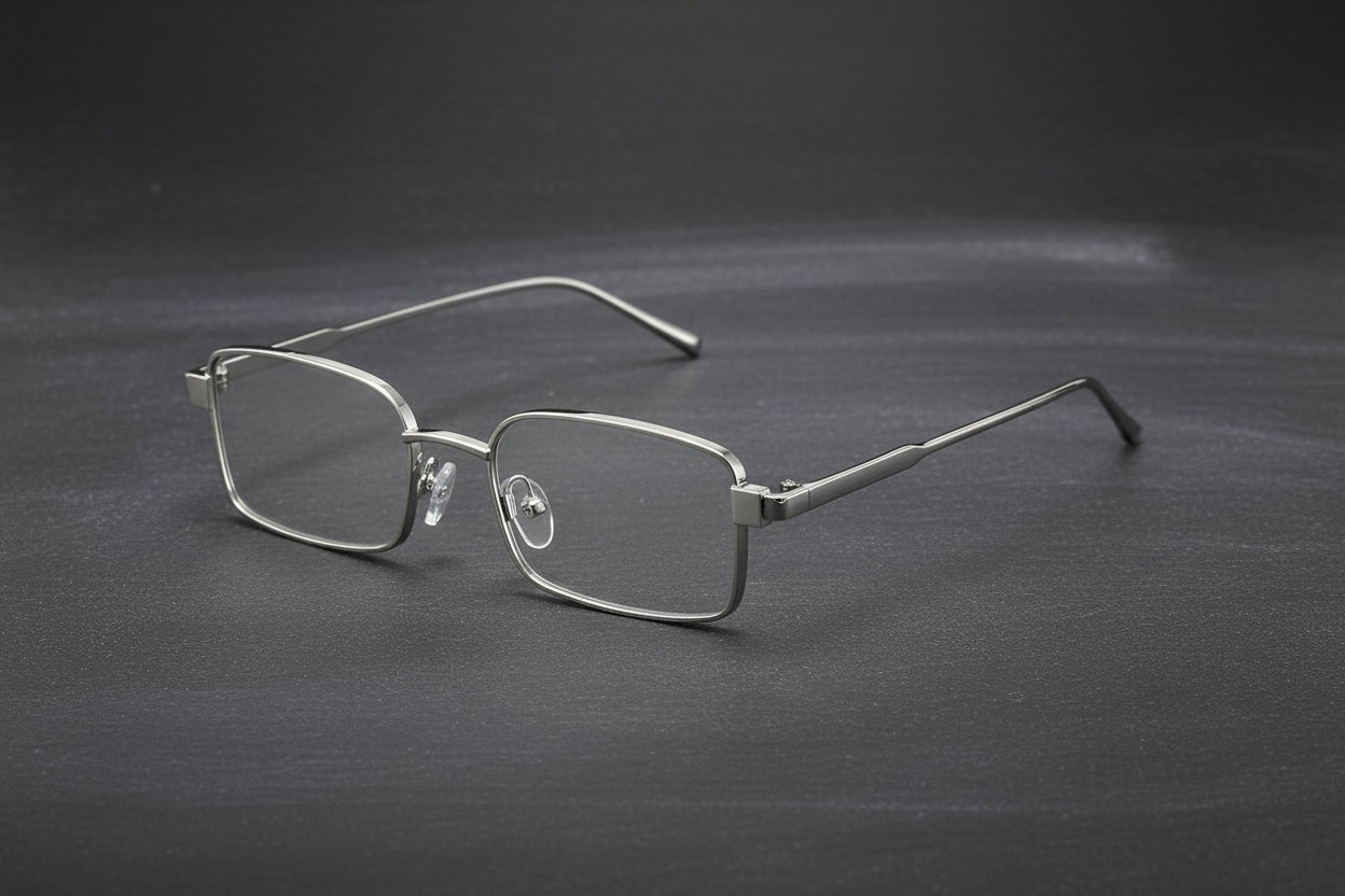 Lunettes Soleil Rectangle Y2K Alliage | MDN