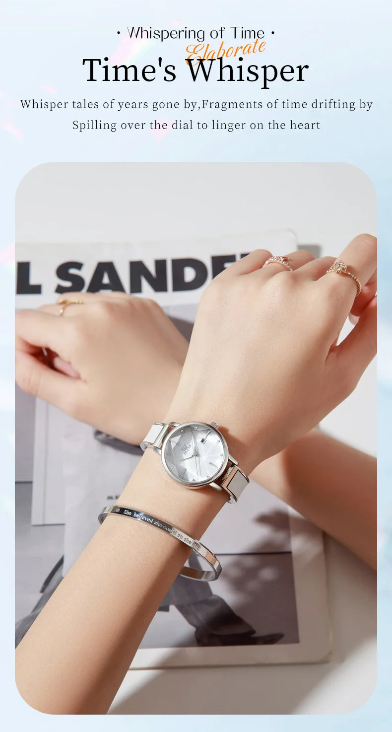 Montre Femme OLEVS Mécanique Automatique Saphir | MDN Store