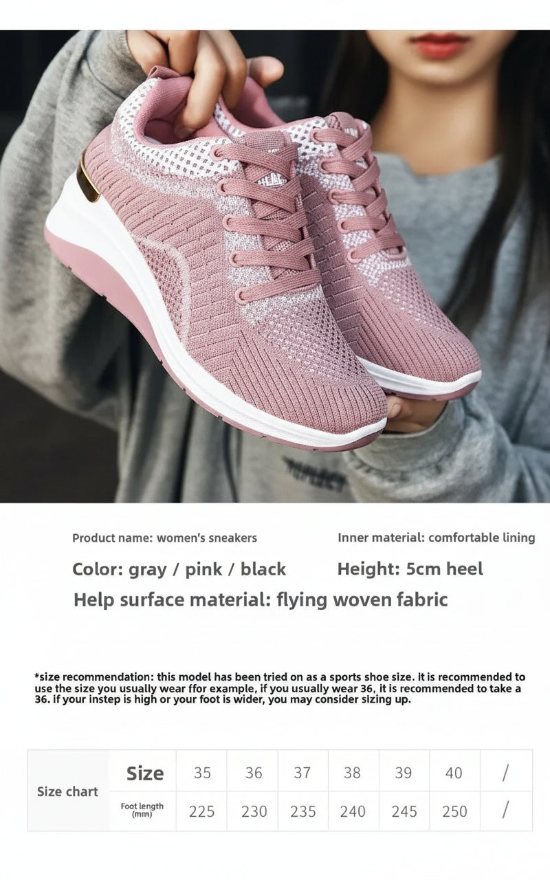 Baskets Compensées Femme Respirantes Semelle EVA Été | MDN