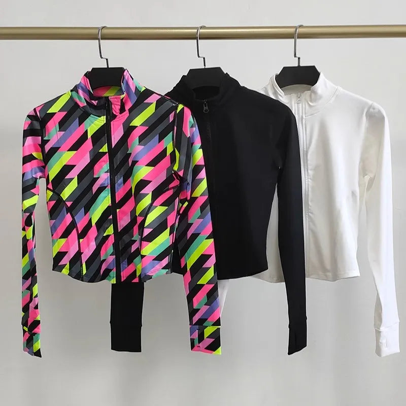 Veste Sport Femme Manches Longues Zippée - Sweat Fitness Running Yoga | MDN Store