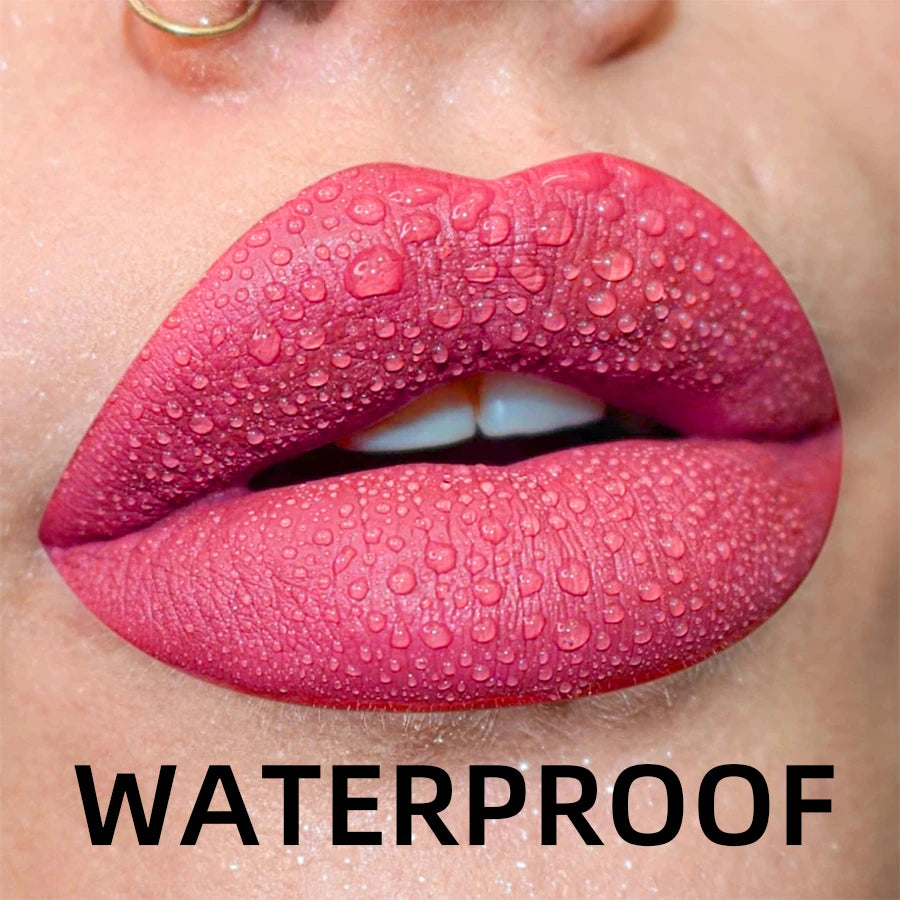 Gloss Lèvres Mat Velours 19 Couleurs Imperméable Nude Noir Rouge | MDN Store
