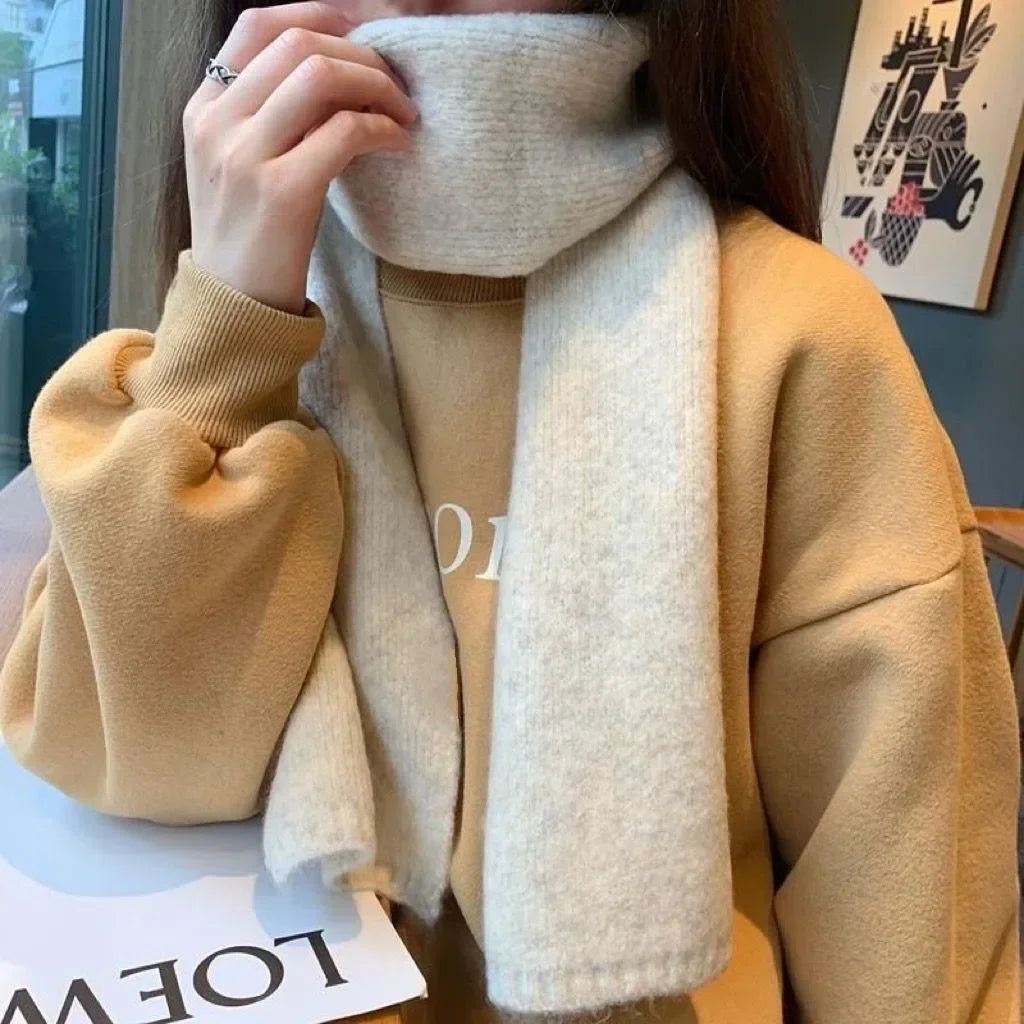 Écharpe femme unie en mélange de coton | MDN Store 25