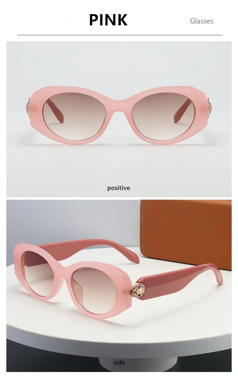 Lunettes Soleil Cat Eye Serpent Métal | MDN Store