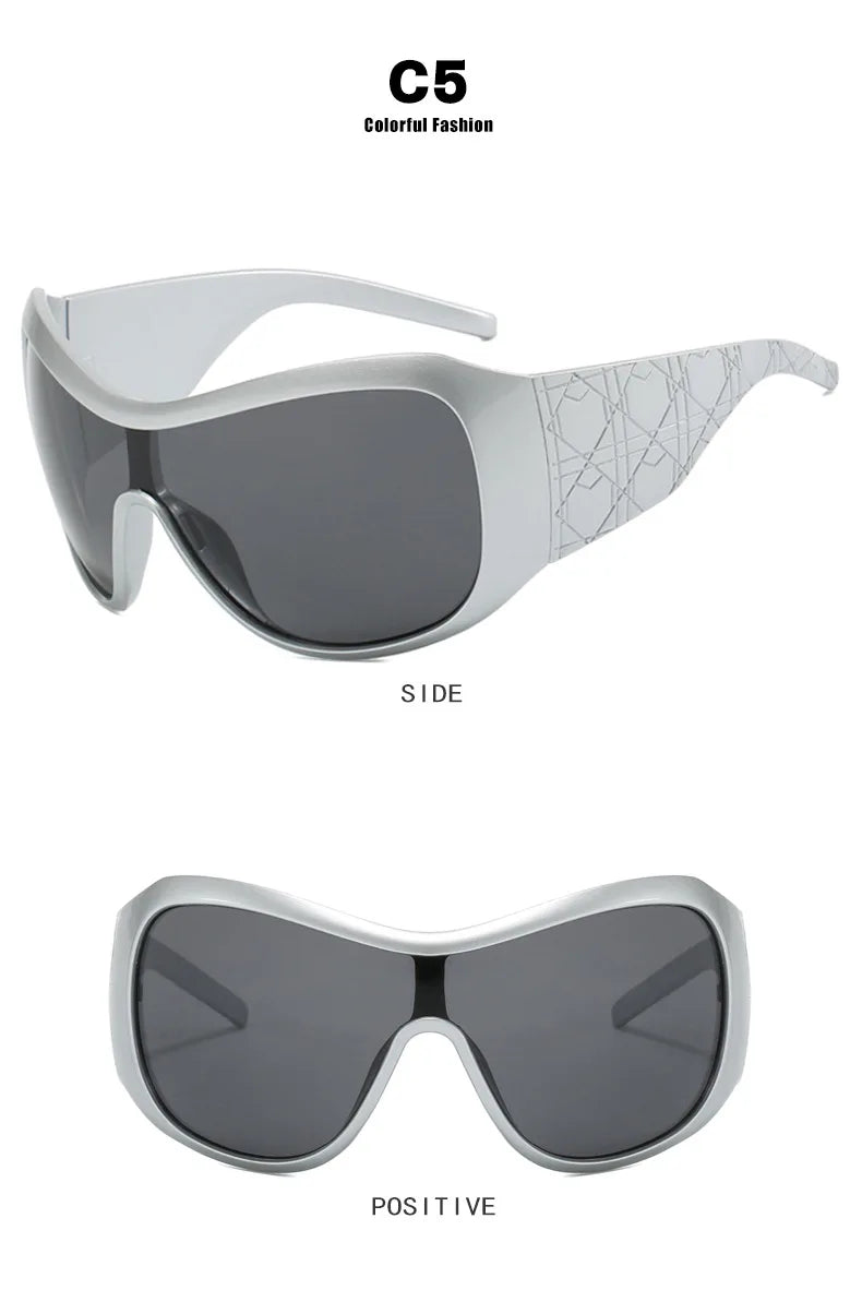 Lunettes Soleil Style Années 2000 Ample UV400 | MDN Store