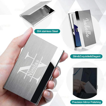 Porte-Cartes Acier Personnalisé | MDN Store