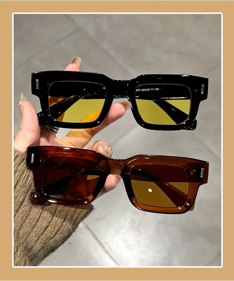 Lunettes Soleil Rectangle Léopard | MDN Store