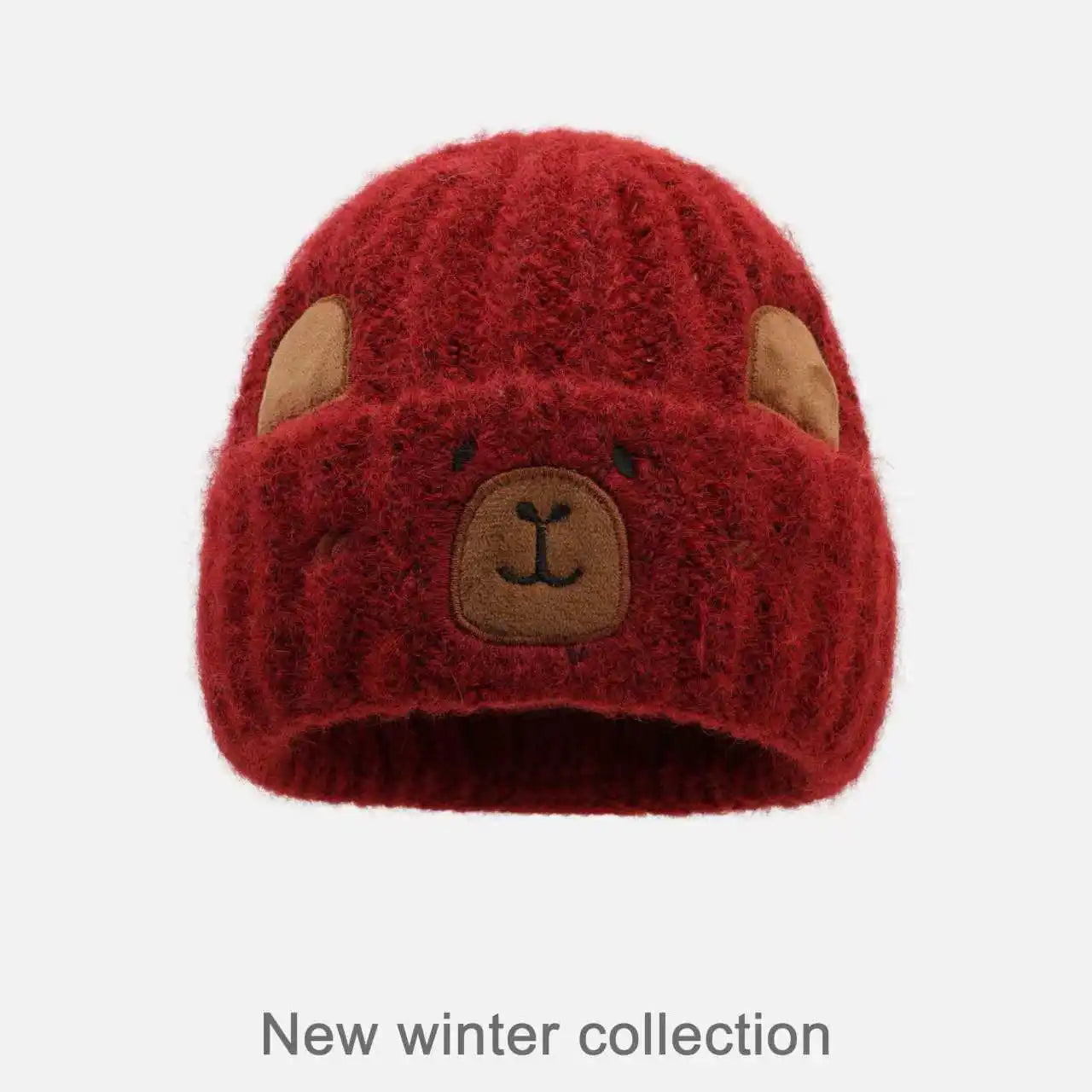 Bonnet Femme Hiver Capybara Cartoon Tricot Protection Oreilles Grande Taille | MDN