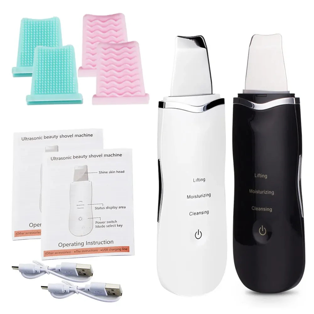 Epurateur de Peau Ultrasons Nettoyeur Pores Points Noirs EMS Visage | MDN Store 25