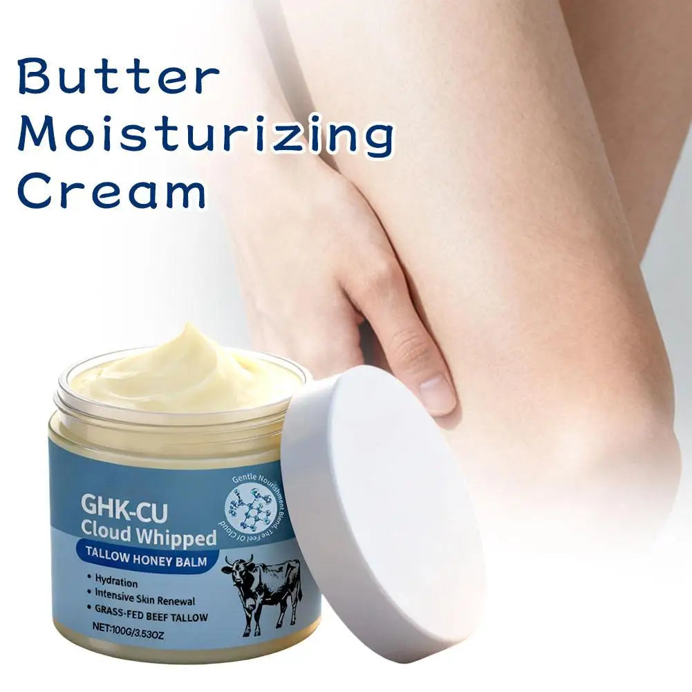 Baume Suif de Bœuf Miel GHK-CU Fouetté Hydratant Renouvellement Cutané 100g | MDN Store
