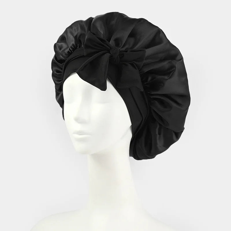 Bonnet de Nuit Satin Femme - Protection Cheveux Douche Sommeil | MDN