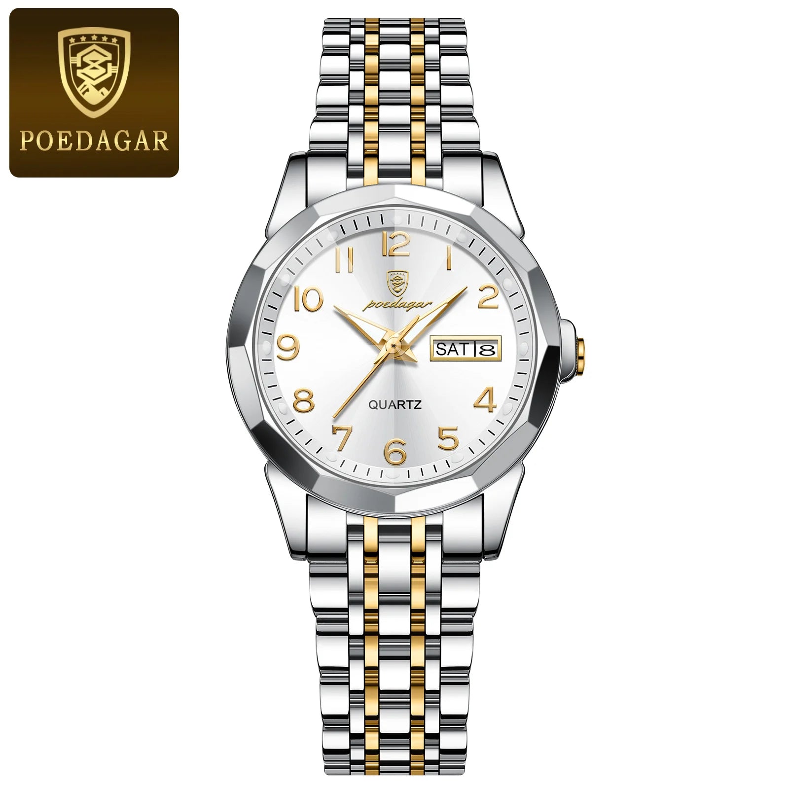 Montre Femme POEDAGAR Acier Inoxydable Étanche | MDN Store