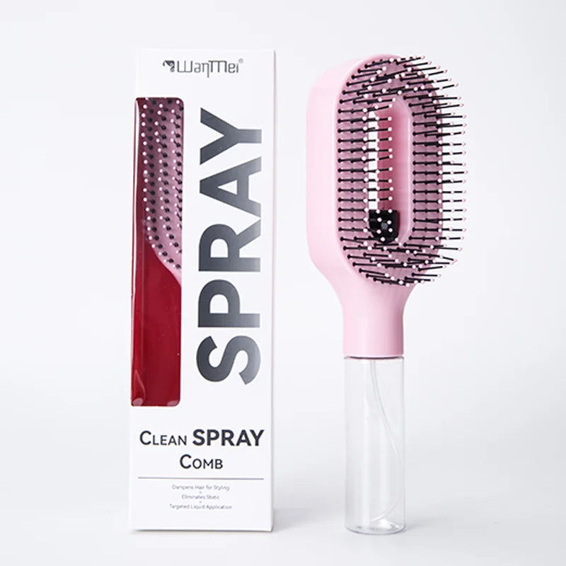Brosse Demelante 2-en-1 Pulverisateur Massage Cuir Chevelu Antistatique | MDN Store 25