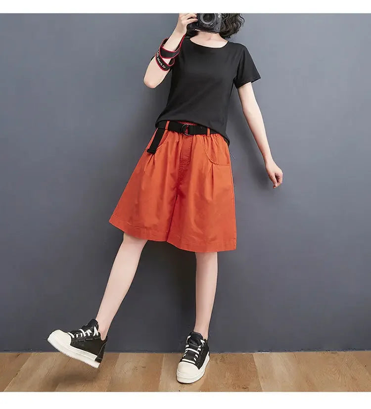 Short Femme Large Casual Coupe Ample Été | MDN