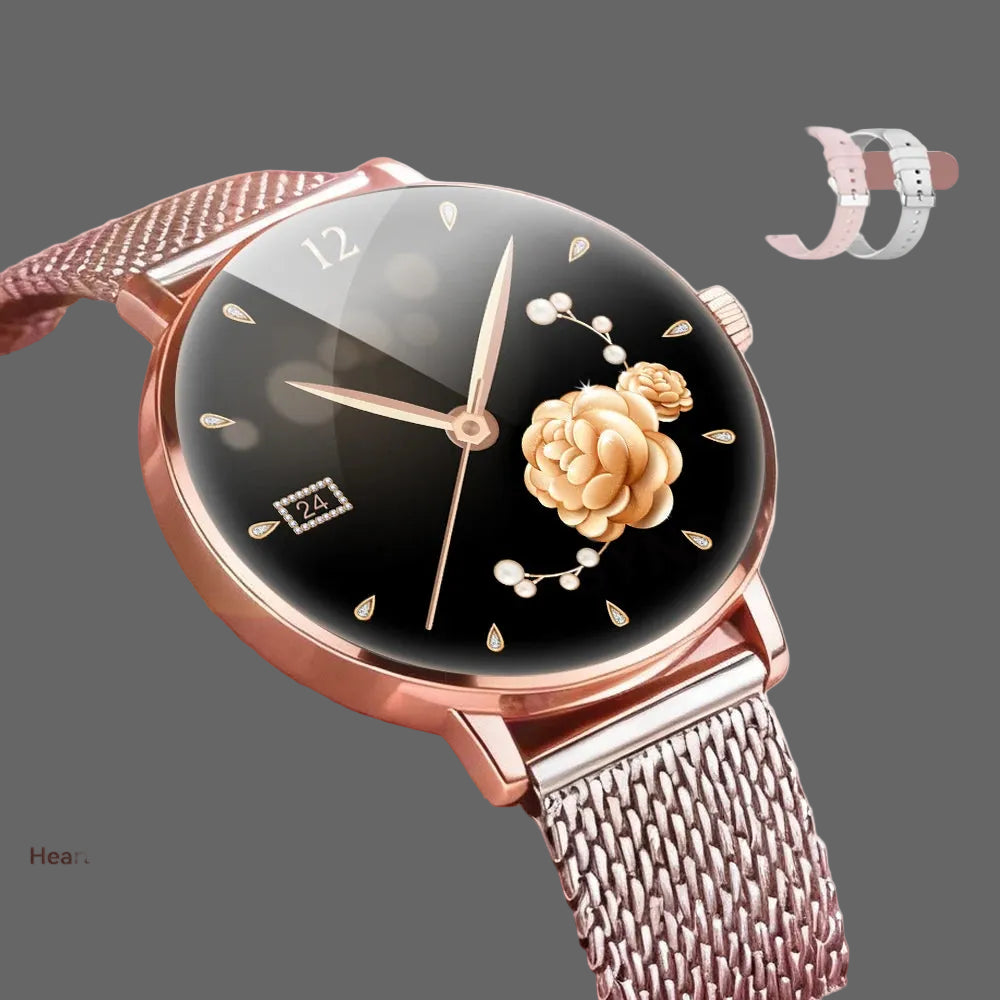 Montre Connectée Femme Luxe 1.27" Bluetooth | MDN
