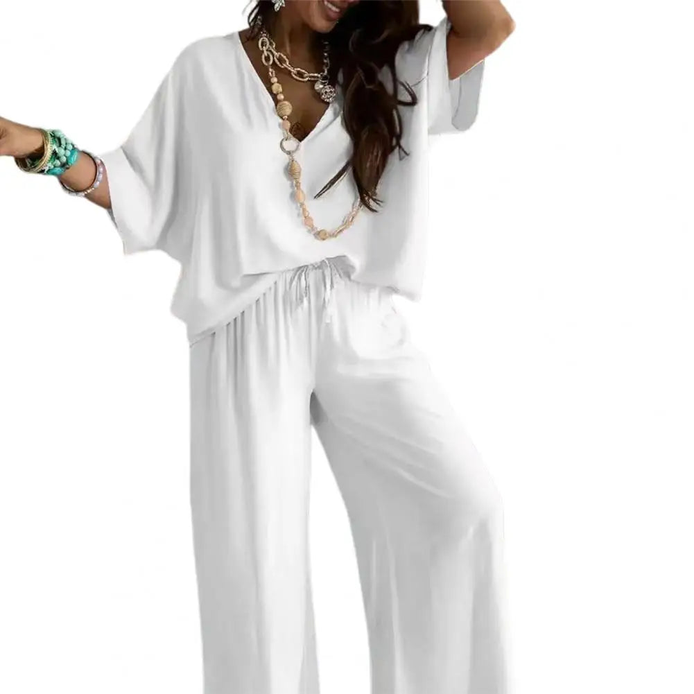 Ensemble Femme 2 Pièces Col V Été | MDN Store