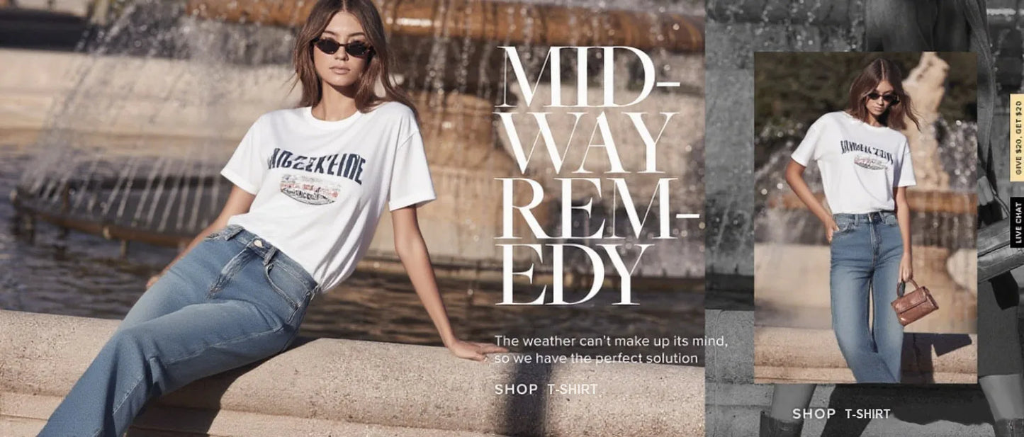 T-shirt Graphique Col Rond Femme | MDN