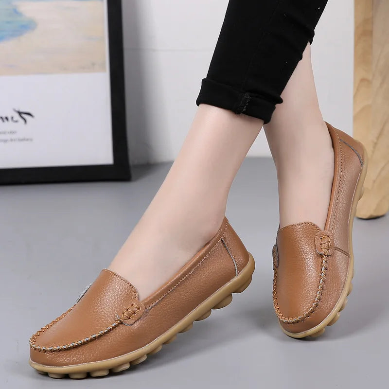 Chaussures Cuir Confort Slip-On Respirantes | MDN Store