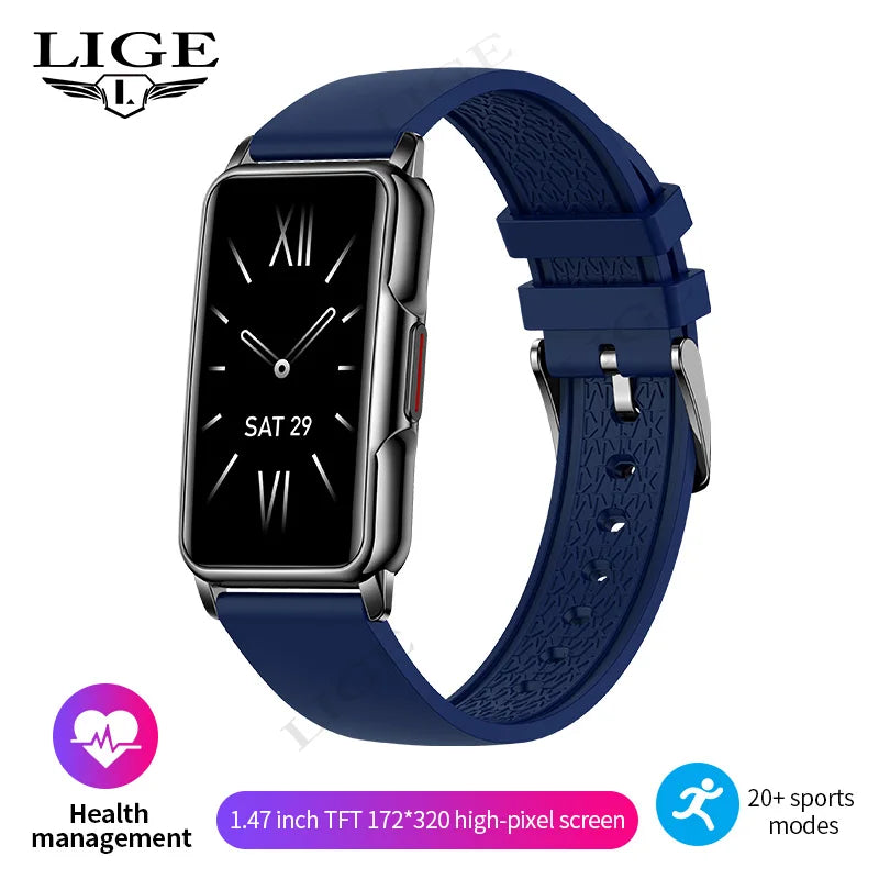 Bracelet Connecté Femme Homme Sport - Montre Santé Cardiaque Oxygène Étanche | MDN