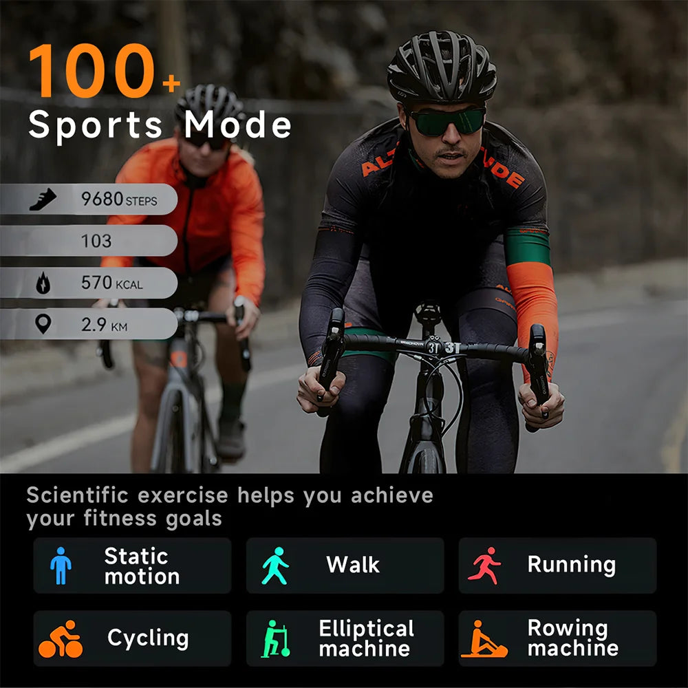 Montre GPS Militaire 1.7" 720mAh Lampe LED IP68 | MDN