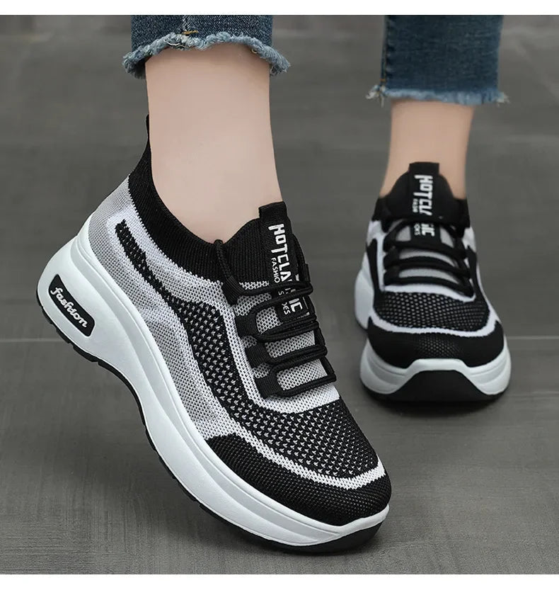 Chaussures Casual Femme Semelle Épaisse Respirantes Confort | MDN