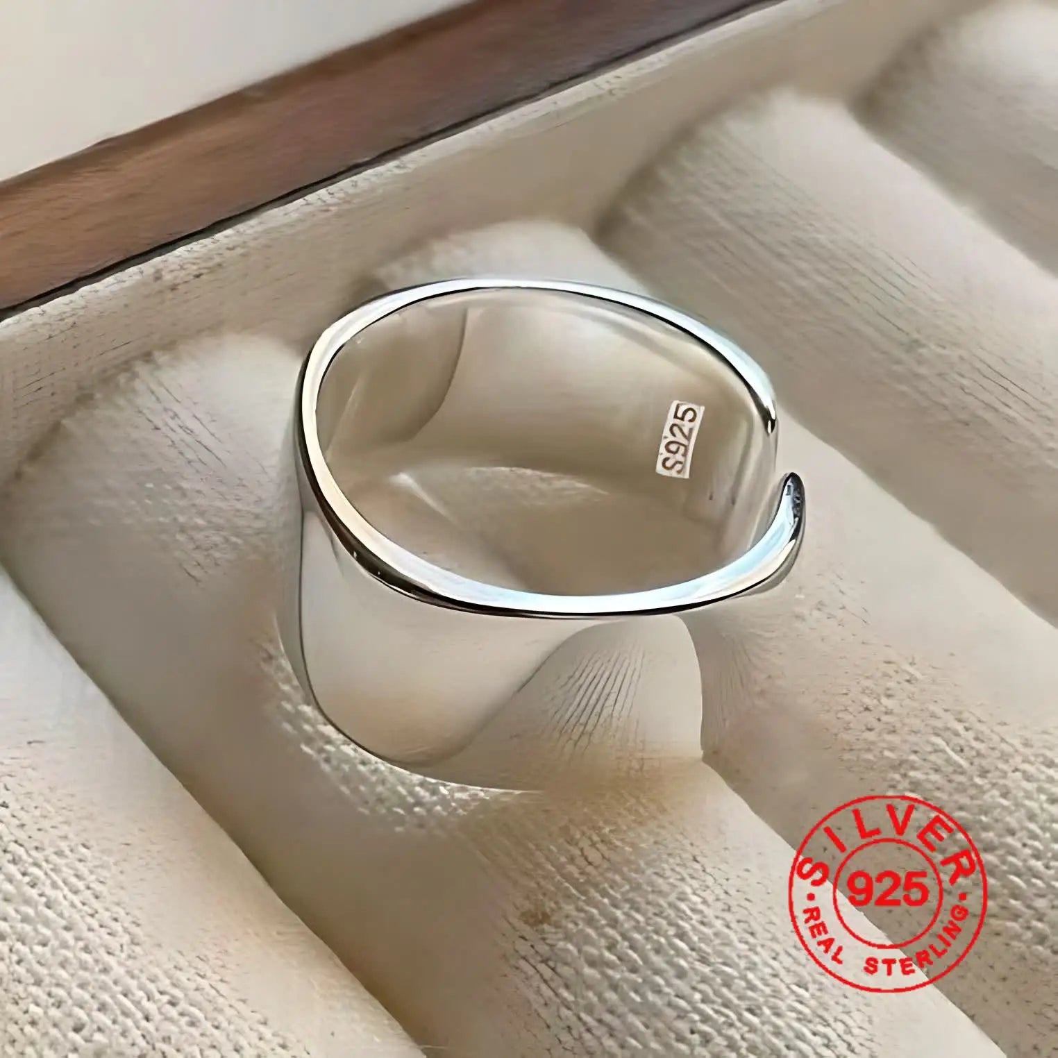 Bague Géométrique Irrégulière Acier Vintage | MDN Store