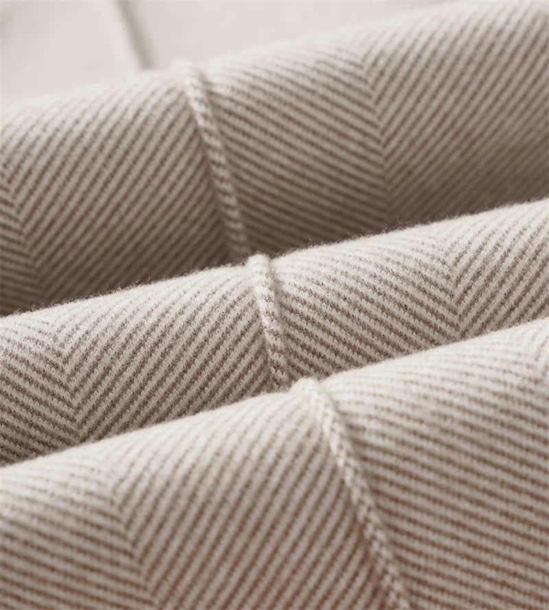 Pantalon Femme Laine Taille Haute Velours Hiver Chaud - MDN