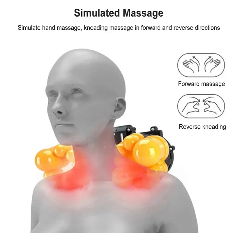 Oreiller Masseur Électrique Infrarouge - Dos, Cou & Épaules | MDN Store 25