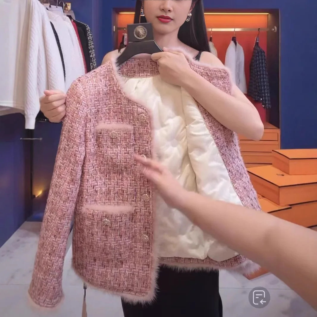 Veste Velours Rose | MDN