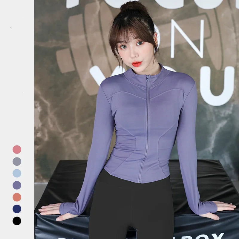 Veste Sport Femme Zippée Séchage Rapide - Sweat Yoga Fitness Running | MDN Store