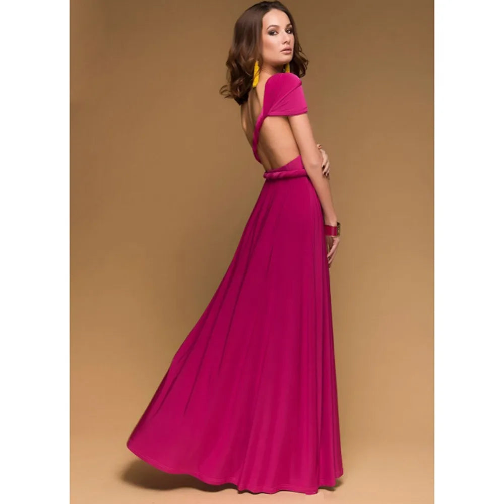 Robe Longue Femme Bandage Multiway Convertible Boho | MDN Store