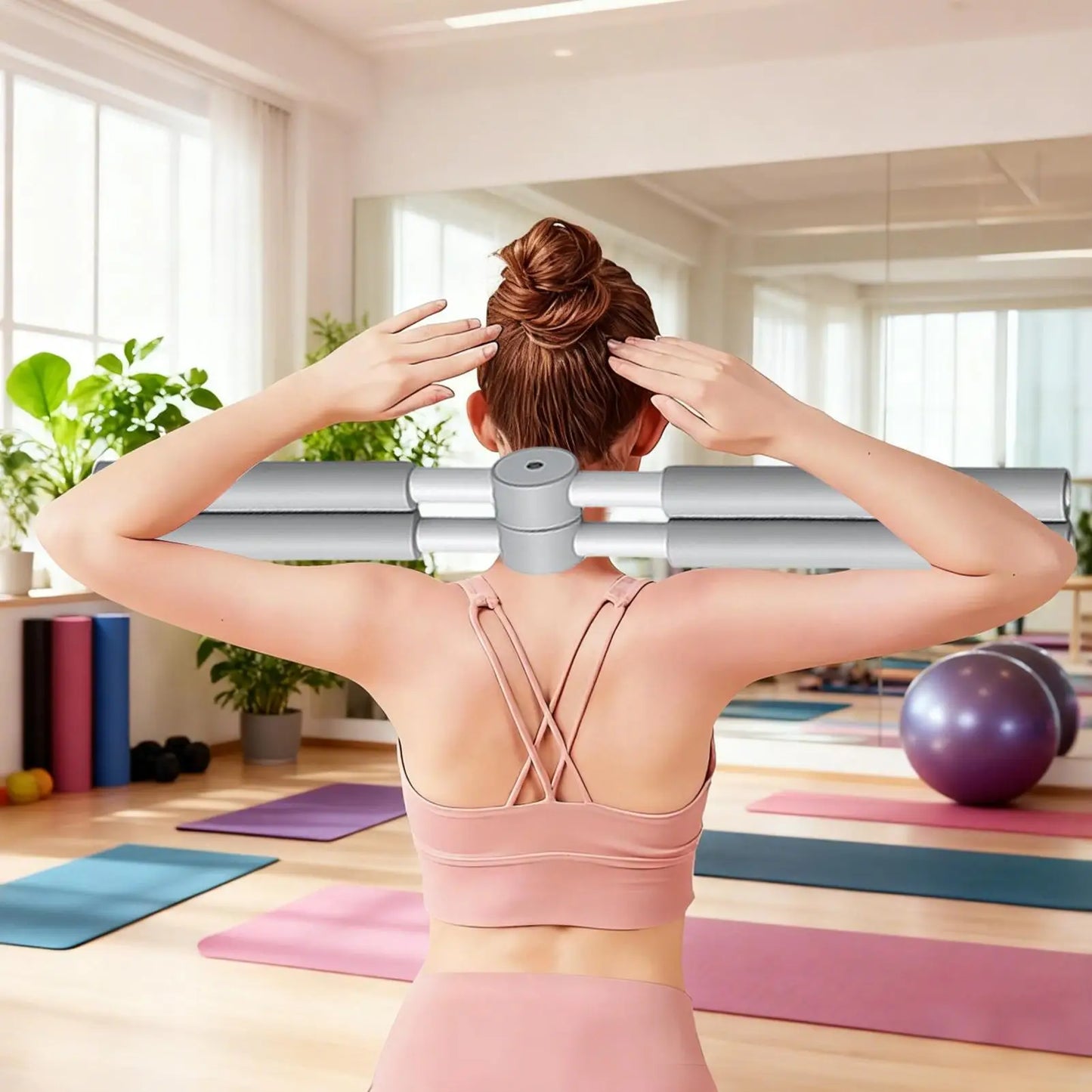Barre Correction Posture Yoga Stretching Mobilité Fitness | MDN