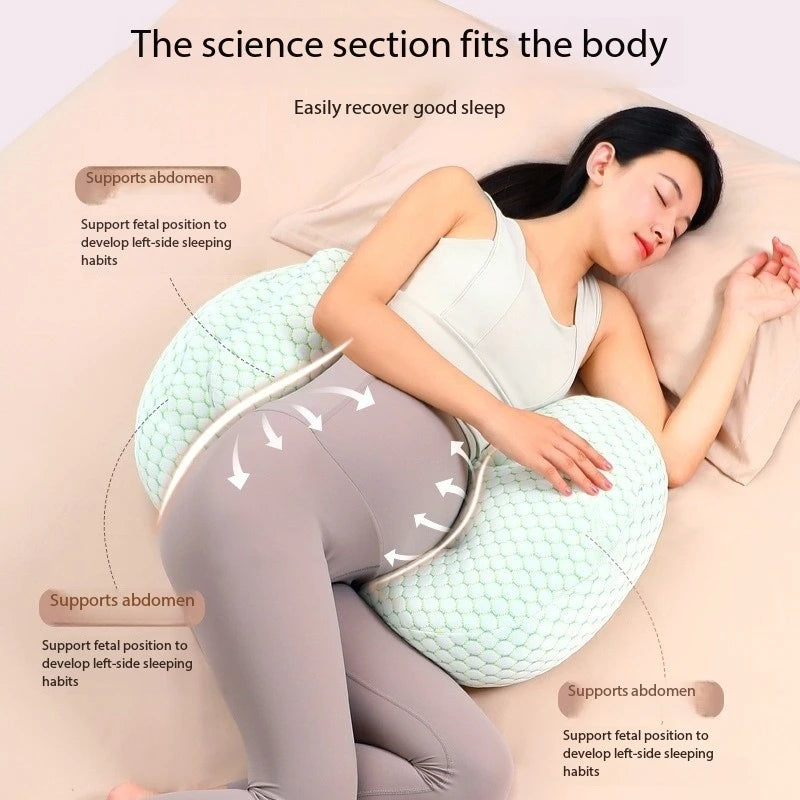 Coussin Maternité Soutien Abdominal Coton Confort Grossesse | MDN