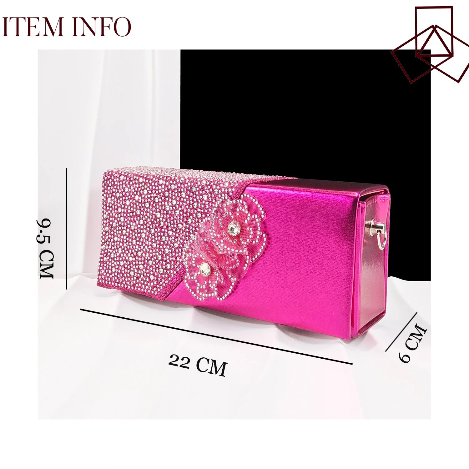 Escarpins Bout Pointu Talon Carré Femme Soirée Cristaux Élégant | MDN Store 25