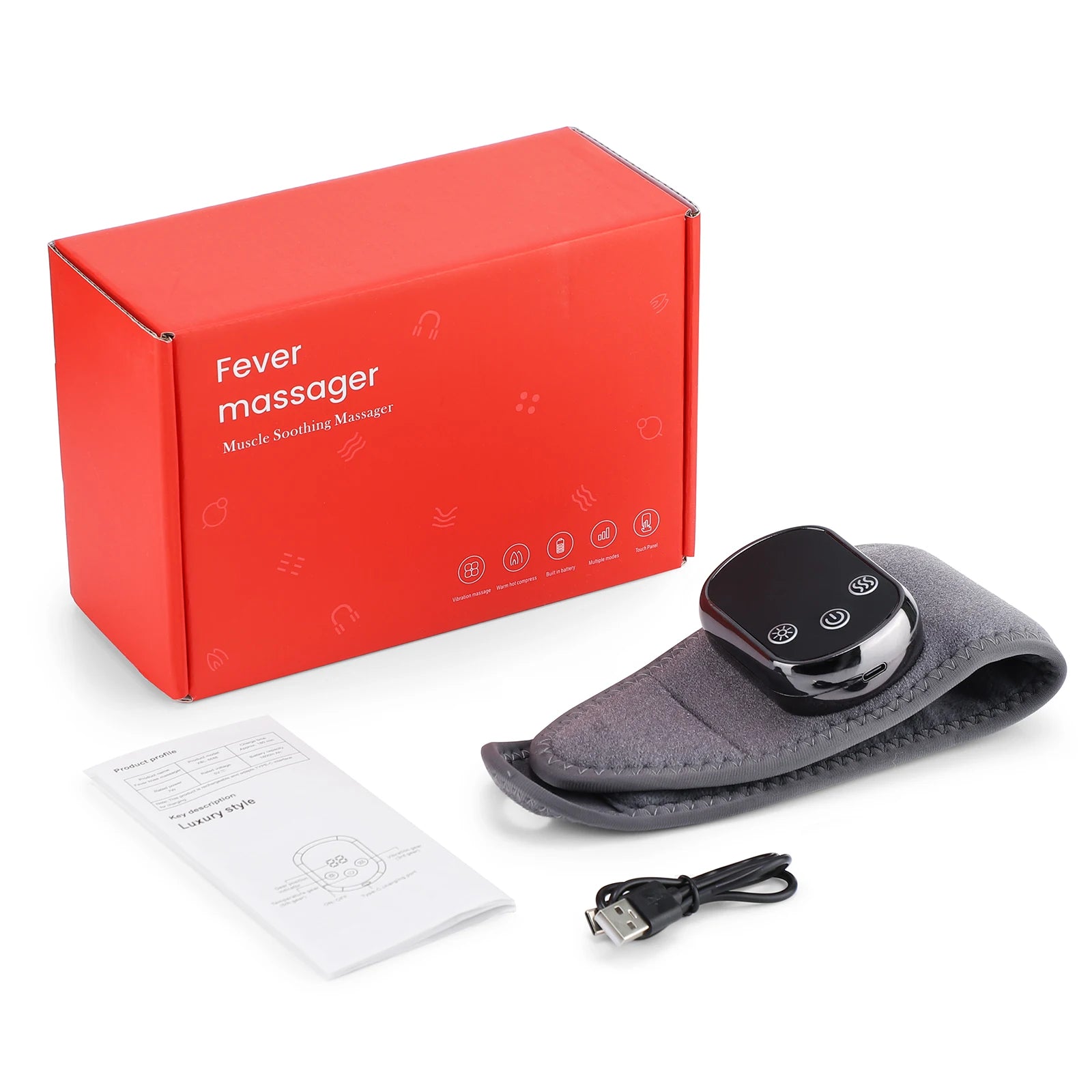 Attelle Poignet Chauffante Electrique Vibration 3 Niveaux Rechargeable | MDN Store 25