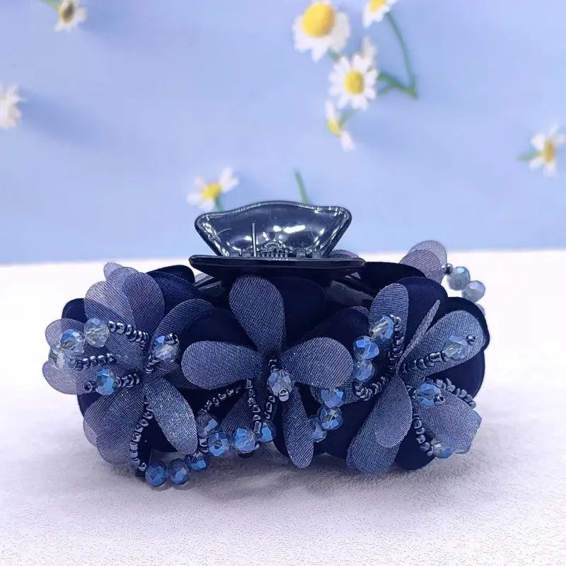 Pince à Cheveux Crabe Fleurie - Accessoire Cheveux Élégant et Pratique | MDN Store