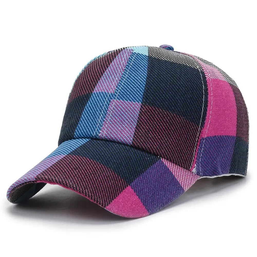 Casquette Baseball Carreaux Rouge | MDN Store
