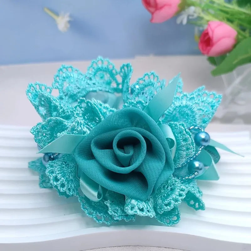 Bandeau Cheveux 3 Fleurs Cercle Large - Élastique Élégant Femme | MDN Store