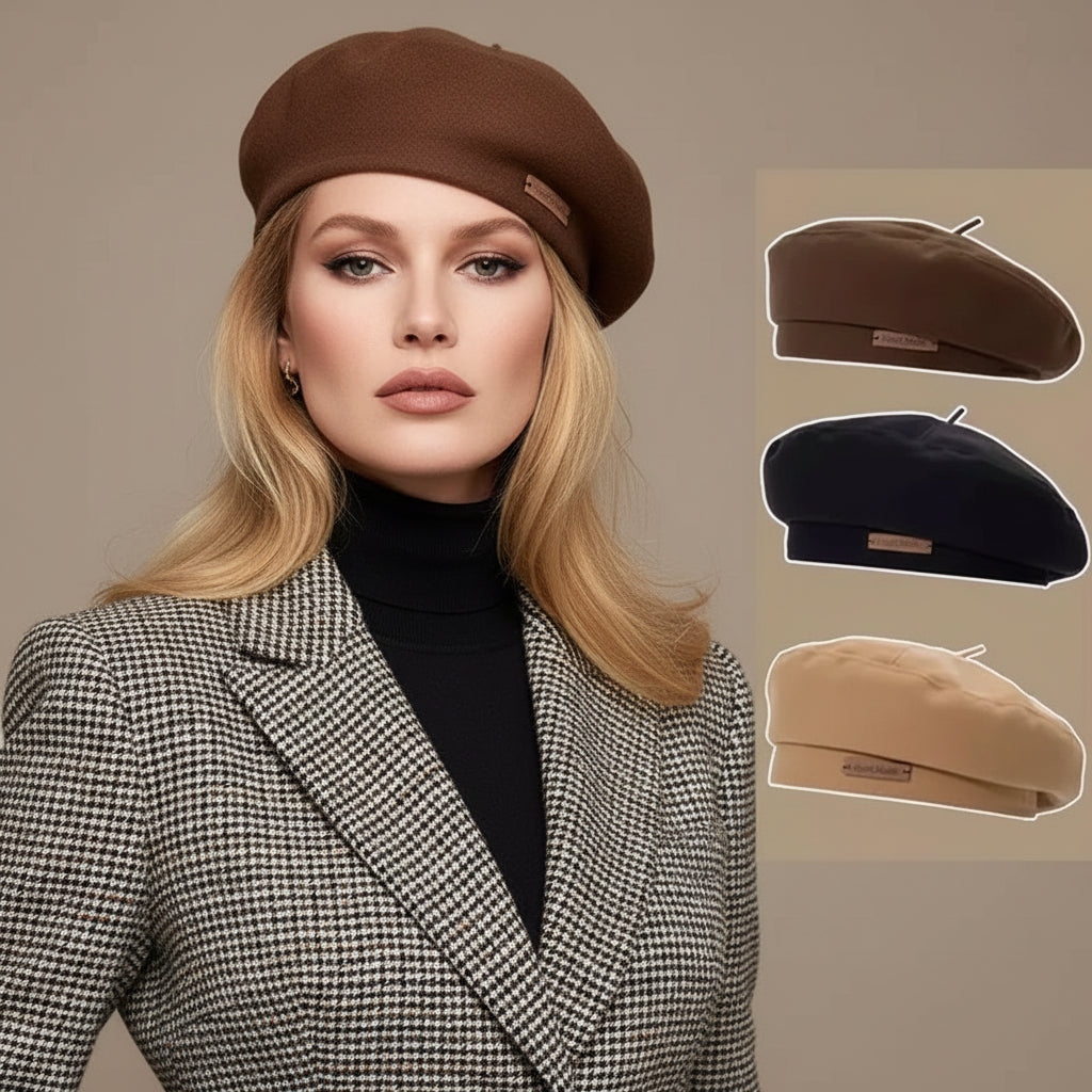 Béret Femme Vintage Laine Feutrée | MDN Store