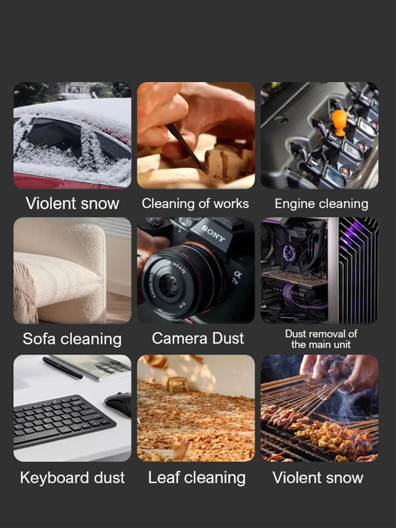 Souffleur Air Comprimé 2en1 Xiaomi 1000000RPM - Aspirateur Poussière Turbo Sans Fil | MDN